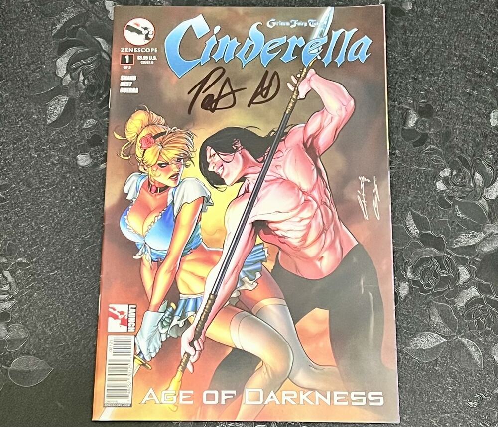 Grimm Fairy Tales Cinderella Age of Darkness # 1 of 3 Signed Pat Shand Zenescope